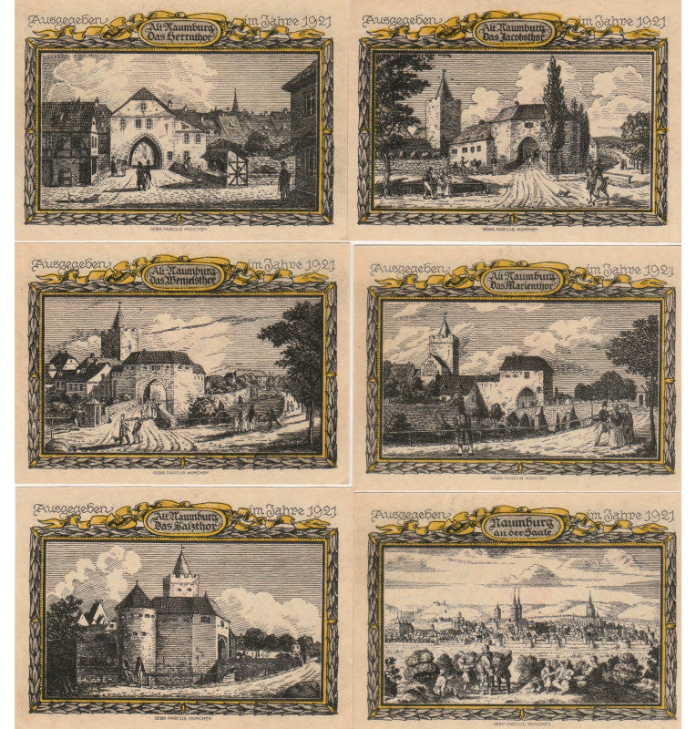 Naumburg Set 4 Notgelds